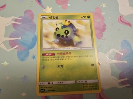 Korean pokemon card