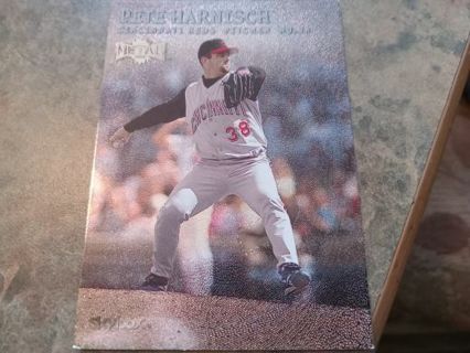 2000 FLEER METAL PETE HARNISCH CINCINNATI REDS BASEBALL CARD# 67