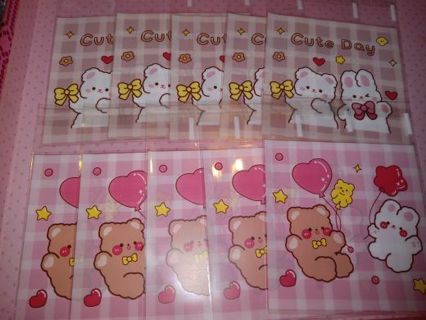 Kawaii Cello bags 10 10×3 cm no refunds regular mail only Very nice win 2 or more get bonus