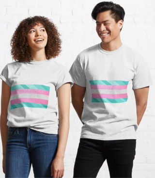 Trans Pride Flag Classic T-Shirt