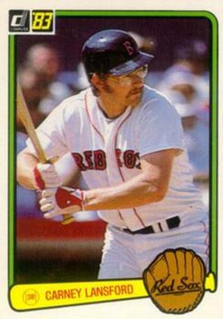 Carney Lansford 1983 Donruss Boston Red Sox