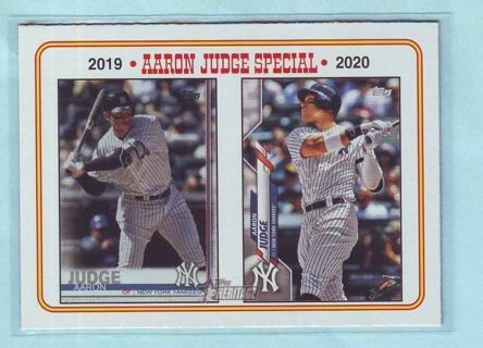 2023 Topps Heritage Aaron Judge Special Baseball Card # 3 Yankees