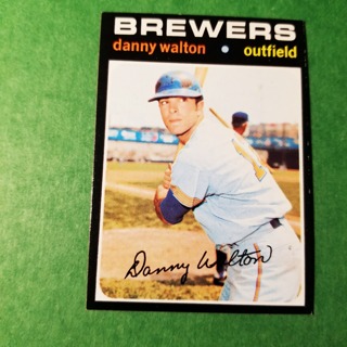 1971 Topps Vintage Baseball Card # 281 - DANNY WALTON - BREWERS - NRMT/MT