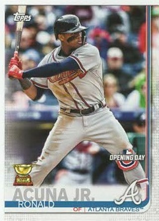 2019 Opening Day Ronald Acuna Jr Atlanta Braves #51 2023 NL MVP!