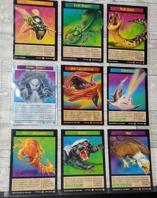 9 Weird N' Wild Creatures Cards