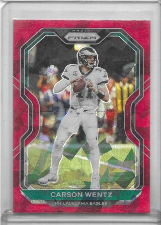 Carson Wentz 2020 Prizm Prizms Red Ice #169