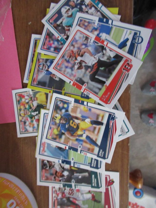 FOOTBALL cards--New condition--lot of 3 Random cards