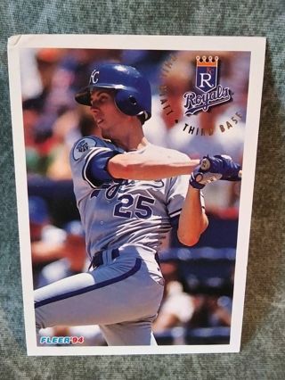 Baseball Trading Card. Phil Hiatt