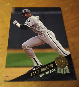 1993 Leaf #373 Lance Johnson: White Sox