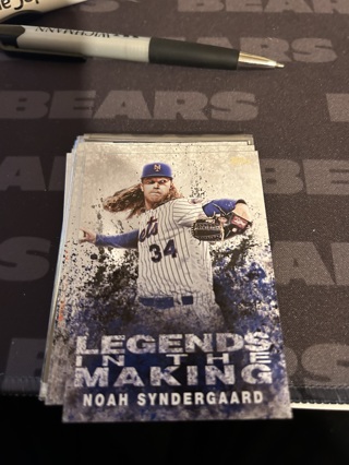 2018 topps legends in the making noah syndergaard