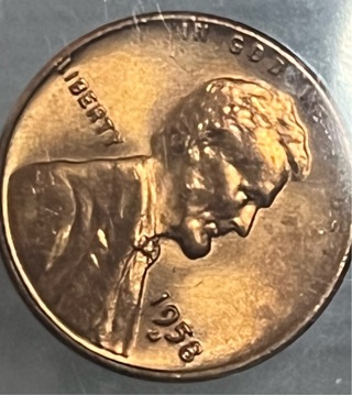 1958-❤️D Lincoln Penny…Beautiful Uncirculated