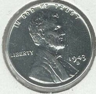 1943D Zinc USA Wheat Coin