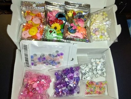 Destash Lot of Beads, Buttons, Cabochons / Lots of Various Kinds