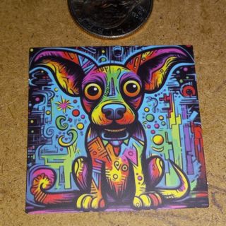 Dog 1⃣ Cute new vinyl sticker no refunds regular mail only Very nice