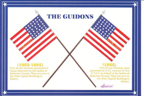 Vintage Postcard The Guidons