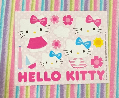 Kawaii Hello Kitty sticker sheet