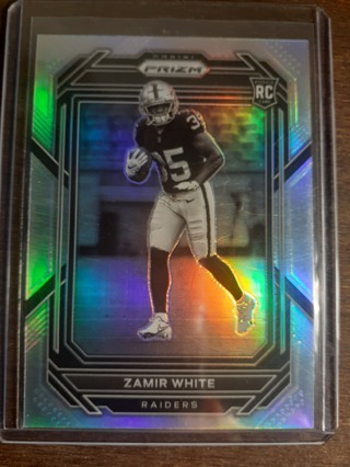 2022 Panini Prizm Football Zamir White Negative Variation