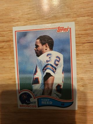 82 Topps Tony Reed #86