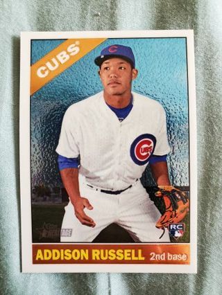 2015 Topps Heritage Chrome Rookie Addison Russell