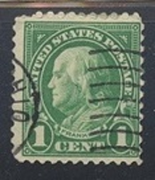 United States:  1923, Benjamin Franklin (1706 - 1790), Used, Scott # US-552 - US-4112