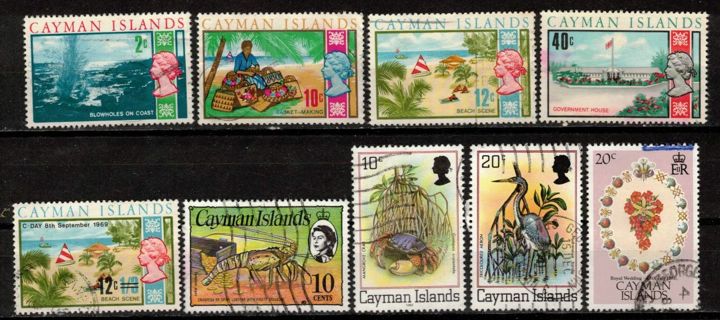 Cayman Islands Stamps 1969-81