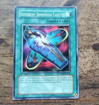 Yu-Gi-Oh Card 1st Edition Different Dimension Capsule