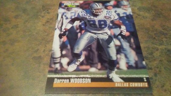 1995 CLASSIC PRO LINE DARREN WOODSON DALLAS COWBOYS FOOTBALL CARD# 94