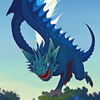 Listia Digital Collectible: Blue Dragon