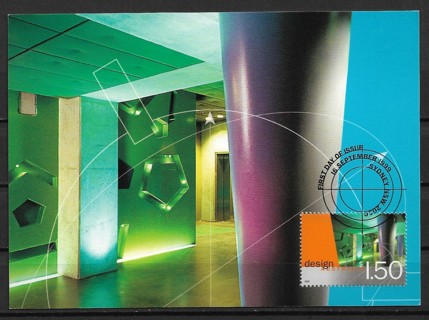 1999 Australia Sc1783 $1.50 Storey Hall, Royal Melbourne Institute of Technology maxi card 