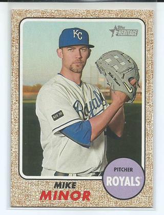2017 Topps Heritage High Number Mike Minor #663 Royals