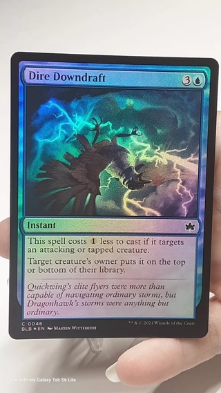 Dire Downdraft (foil) - Bloomburrow - MTG 2024 Magic The Gathering