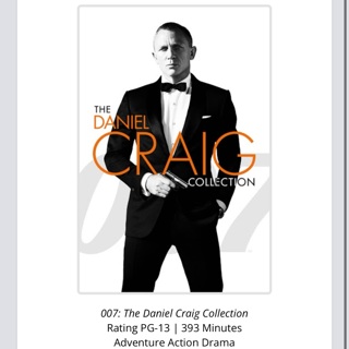 007: the Daniel Craig collection - HD VUDU