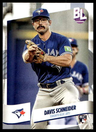 2024 Topps Big League 173 Davis Schneider Toronto Blue Jays Rookie Card