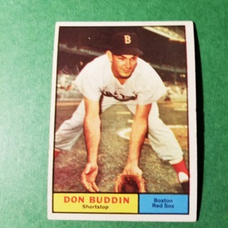  1961 - TOPPS BASEBALL CARD NO. 99 - DON BUDDIN - RED SOX