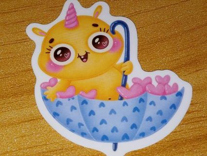 Cute one nice vinyl sticker no refunds regular mail only Very nice quality!