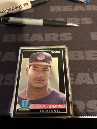 1992 pinnacle 1st round draft pick manny ramirez