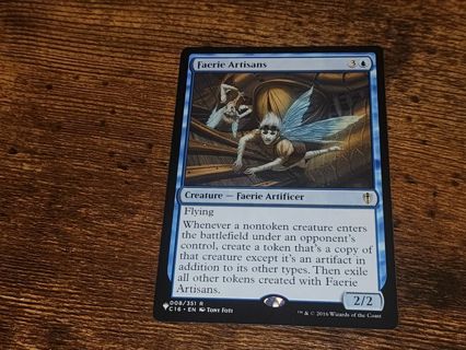 Magic the gathering mtg Faerie Artisans The List