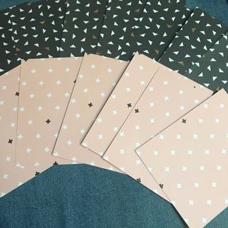 Scrapbook Paper Crafts Pink Black Card Making Supplies, Free Mail 