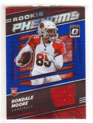Rondale Moore, 2021 Panini Donruss Optic ROOKIE RELIC Card #RP-17, Arizona Cardinals, (L4