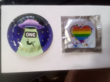 1 - one condom - 1 - trustex condom