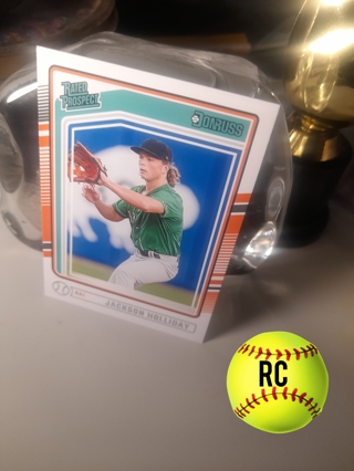 Jackson Holliday Donruss Rated Rookie #1 Prospect Orioles