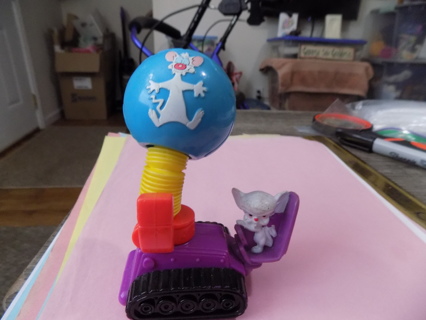 Vintage McDonalds toy Warner Bros. Pinky & the Brain tractor toy