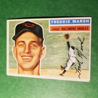 1956 - TOPPS BASEBALL - CARD NO. 23 - FRED MARSH - ORIOLES