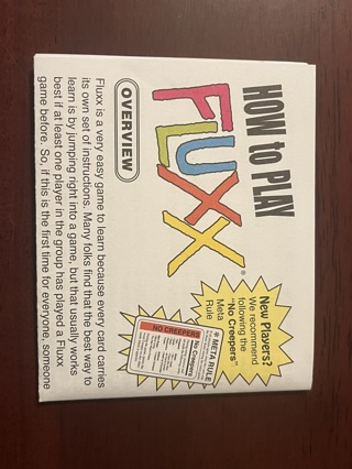 How to Play Fluxx Game Instructions