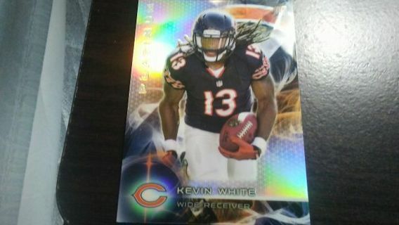 2015 TOPPS PLATINUM ROOKIE KEVIN WHITE CHICAGO BEARS FOOTBALL CARD# 138