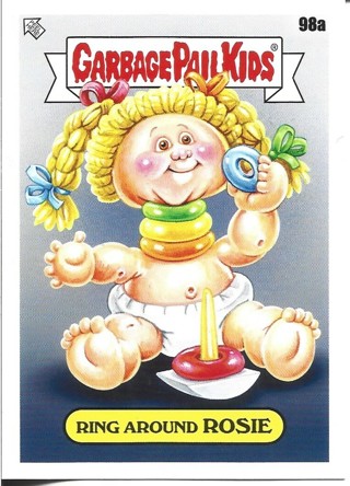 Brand New 2024 Topps Garbage Pail Kids Ring Around Rosie Sticker From the Kids At Play Set 