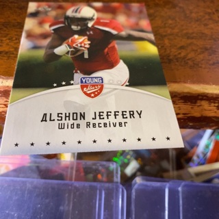 2012 leaf young stars alshon Jeffery football card 