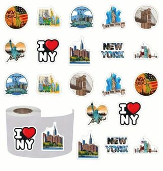 ➡️⭕(10) 1" I ❤️ NEW YORK STICKERS!!⭕VACATION TRAVEL (SET 2 of 2)