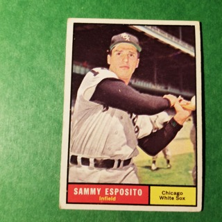 1961 - TOPPS BASEBALL CARD NO. 323 - SAMMY ESPOSITO - WHITE SOX