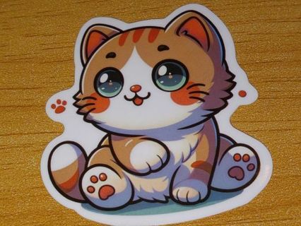 Cat Cute 1⃣ new vinyl sticker no refunds regular mail win 2 or more get bonus